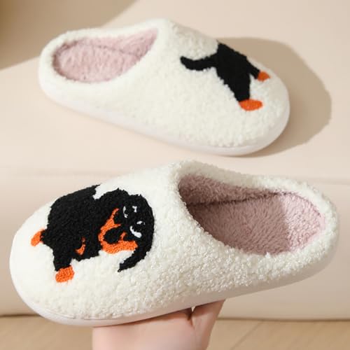 Image of Women's Men's Strawberry Slippers Cute Fruit Home Slippers Winter Fuzzy Memory Foam Fluffy Warm House Shoes
