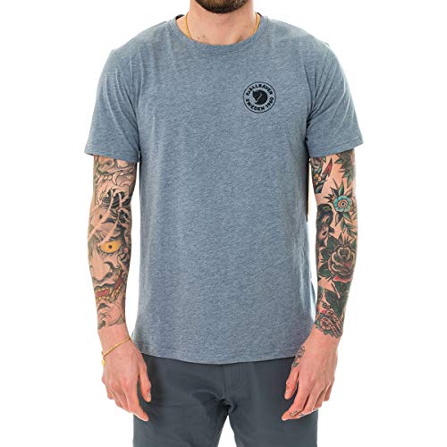 Fjallraven Herren 1960 Logo T-Shirt, Onkel-blau-Melange, M