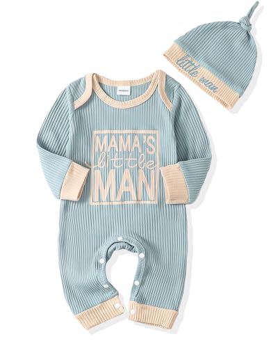 Image of NZRVAWS Newborn Baby Boy Clothes Outfits Letter Prined Romper Pants Set Infant Baby Boy Clothing 0 3 6 9 12 18 Months