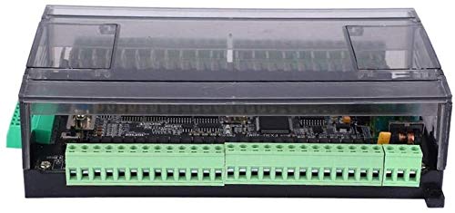 YJYGR PLC Control Programmable Logic Controller,FX3U-48MT 24 Input 24 Output 24V 1A Industrial Control Module with High Speed Counting Module Board