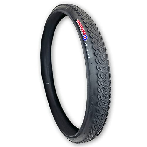 Duro Tire 26X1.75 Spitfire Semi-Slick Hybrid Bike Tire With Folding Bead, Black, 26 X 1.75 #TOP3