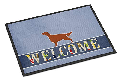 Caroline's Treasures Irish Setter Welcome Doormat 18 X 27 Multicolor #TOP17