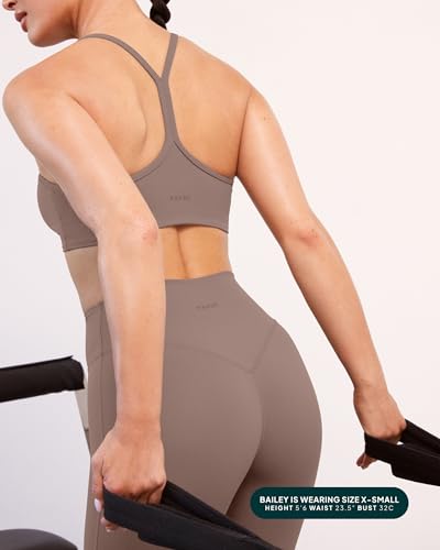 Image of PAVOI ACTIVE Yoga Racerback Bras for Women - Buttery Soft Low Support Scoop Neck Y-Back Thin Strap Sports Bra - FlexFlow