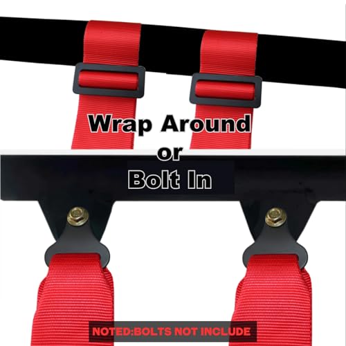 Image of 4 Point Safety Harness with Padding, Latch and Link Safety Harness