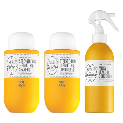 Sol de Janeiro Hair Repair Set Brazilian Joia Shampoo Conditioner Leave-In Conditioner Spray