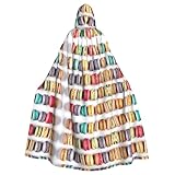 DZBDWZXH Capa con capucha estampada para adultos, unisex, capa con capucha para Halloween, fiestas de Halloween, disfraz de Navidad