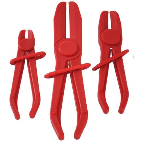 3 PCS Hose Pinch Off Pliers - Fuel Line Clamp Pliers for Automotive Fuel Brake,Coolant and Radiator