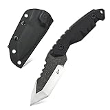 Eafengrow EF98 Fixed Blade Knives 440C Stainless Steel Blade and G10 Handle Scales Fixed Camping Survival Knife with Kydex Sheath