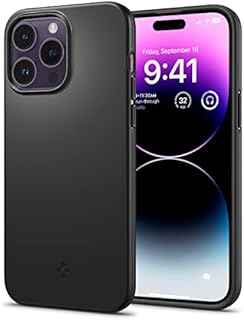 Spigen Thin Fit Case Compatible with iPhone 14 Pro - Black
