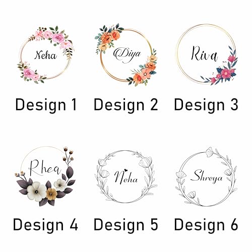 Image of P Arts Personalised Mini Jewellery Organizer for Women - Custom Name Rakhi Gift for Sister | Rakshabandhan Special Jewelry Storage Box, PU Leather Travel Case