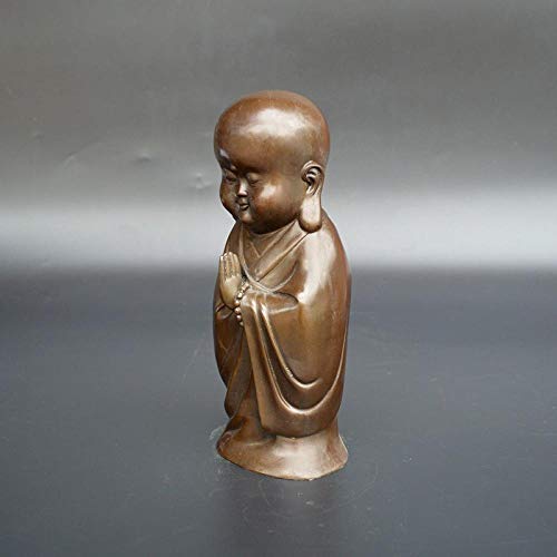Figurines en cuivre pur du Moine de Sable pour offrir un cadeau artisanal unique