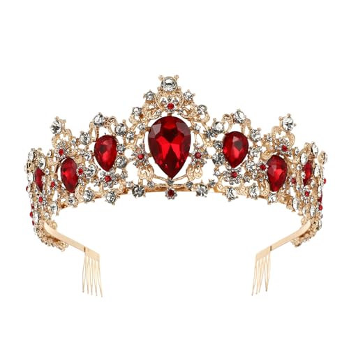 Tiara de novia con piedras brillantes para peinados de bodas y banquetes