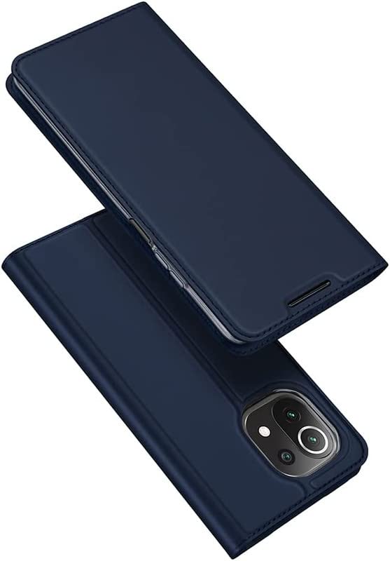ELICA PU Leather Wallet Case Kickstand | TPU Inside | Magnetic Closure | Full Body Protection Flip Cover for Xiaomi Mi 11 Lite - Blue (B0B9L31LJ5) Amazon Price History, Amazon Price Tracker