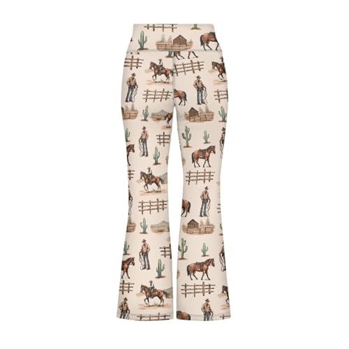 Image of Girls Flare Leggings Cute Bell Bottoms for Teen Girls Wide Leg Sweatpants for 5-14 T