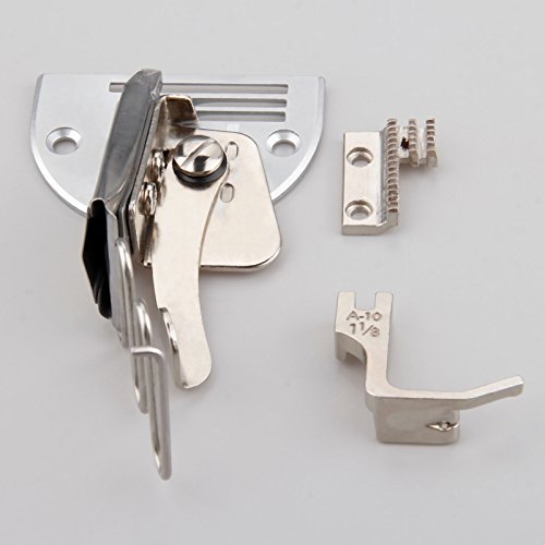 Hicello Overlock Binding of Curve Edge Folder Tape Size 30mm A10 30mm Hemmer Right Angle Bias Binder for Lockstitch Machine