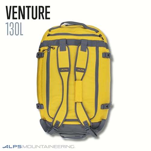 ALPS Mountaineering Venture Duffel 130L – Large Travel Duffel Bag with Backpack Shoulder Straps, Durable Ripstop Fabric & Multiple Pockets for Camping, Travel, Sports & Gear Storage by ALPS Mountaineering - Used condition - Image 2