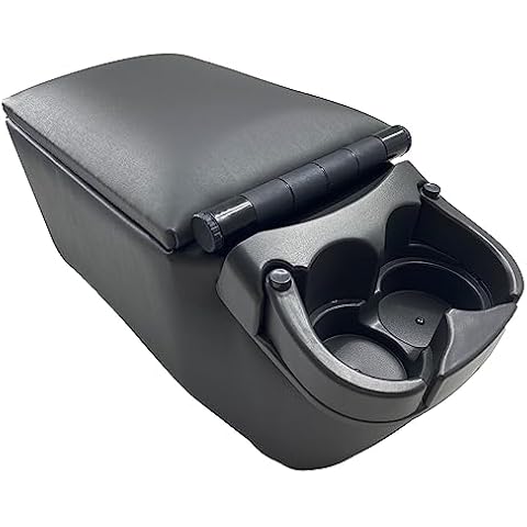 OBUYTO Universal Truck Seat/Bench Contractor Center Console Business Organizer and Storage with Adjustable Cup Holders, Clip Board, and Padded Top Lid for Armrest 124809 Cover