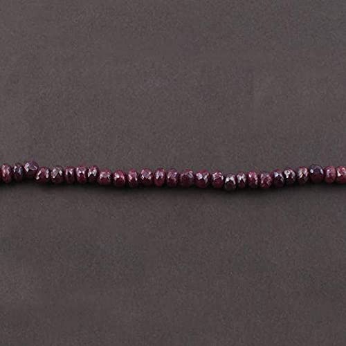 Fil de rubis LKBEADS rondelles 7mm pour cadeau bijou fait main