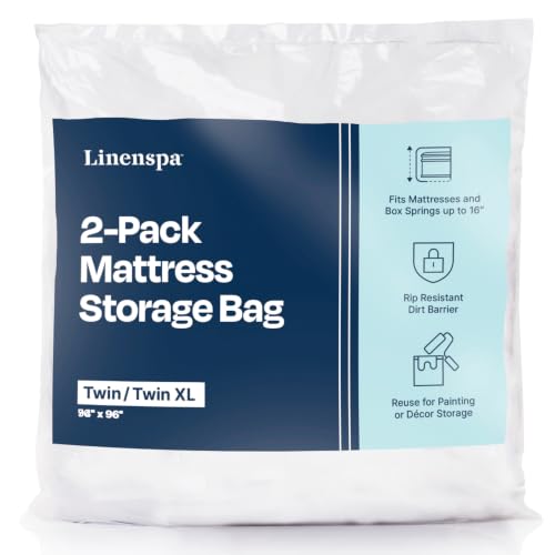 Linenspa 2 Pack Mattress Bags for Moving and Storage — Queen Linenspa 2 Pack Mattress Bags for Moving and Storage — Queen