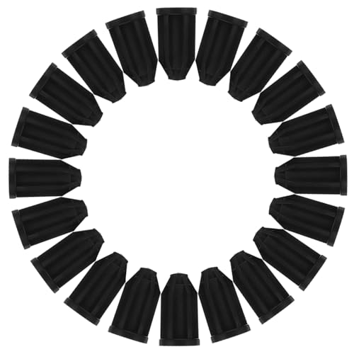 40pcs Caster Socket Sleeve Inserts for Chair Wheel Stems, 25mm