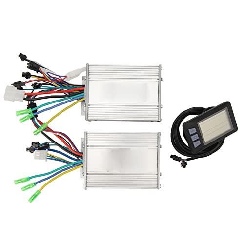 Kit de conversión de Bicicleta eléctrica 36V 48V 450W P3H Controlador de Panel de Pantalla de Doble Unidad con disipación de Calor de Pantalla Multifuncional y Material de ABS