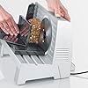SEVERIN Trancheuse universelle 150 W, Trancheuse électrique pour découpe fine comme épaisse, Trancheuse à jambon, fromage, avec lame en inox, Gris/Inox, AS 3917