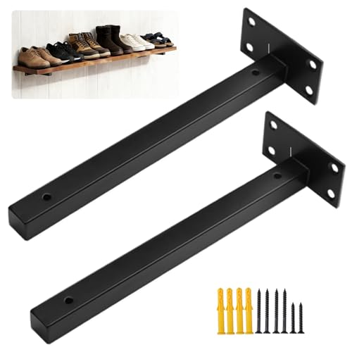 ANTEISI Wall Mounted Shoe Rack Brackets, Space-Saving Entryway Storage Wall