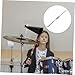 GOOHOCHY Cowbell Mounting Rod Design Flexible Compatibility for Drummers Quick Setup Percussion Bracket for Various Cowbells Straight Rod for Stable Performance
