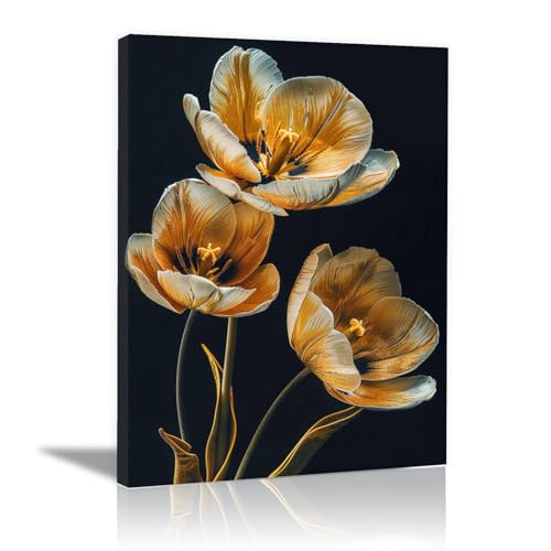 Impression sur toile plantes WODJEM pour salon moderne et cocooning