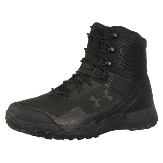 Under Armour UA Valsetz RTS 1.5, Botas Militares para Hombre, Negro (Black/Black 001), 41 EU