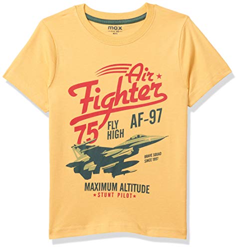 Image of Max Boys Printed Crew Neck T-Shirt