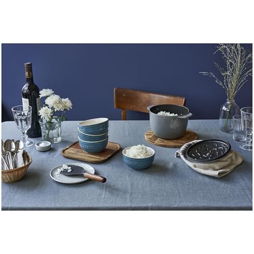 ストウブ(Staub) ラ ココット de GOHAN グレー M 16cm 40509-703 の商品画像 7