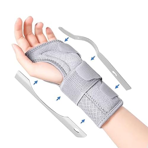 Accesorios De Futbol, Sports Muñequera De Soporte, Muñequera Ajustable Con 2 Soportes, Soporte Ligero Y Transpirable, para el dolor, el túnel carpiano, la artritis, la tendinitis, las...