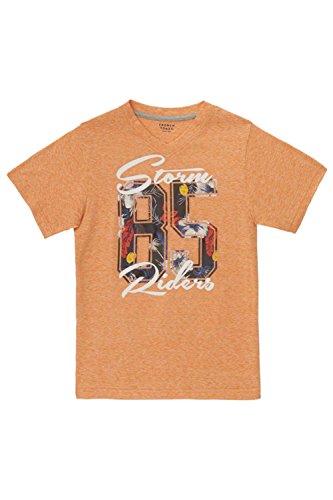 French Toast Toddler Boys Short Sleeve Graphic V Neck Tee