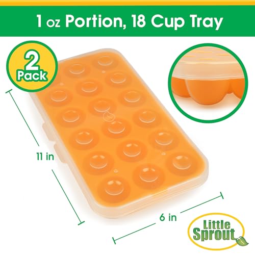 Silicone Baby Food Storage Tray(2pk)
