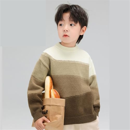Boys Girls Cotton Sweater Autumn Winter Soft Warm Bottoming Pullover Kids Crewneck Long Sleeve School Uniform2