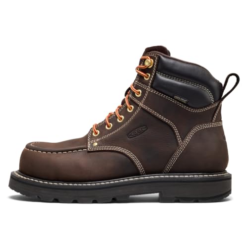 Image of KEEN Utility Men's Cincinnati 6 inch Composite Toe Waterproof 90 Degree Heel Heavy Duty Work Boots