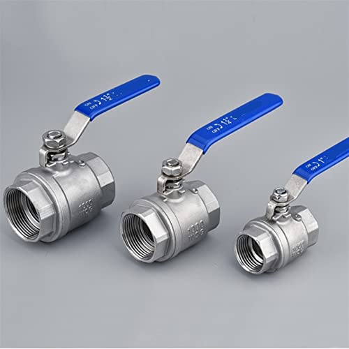 Válvula de bola SS304 de 3/4" de paso completo para un flujo óptimo sin obstrucciones 3