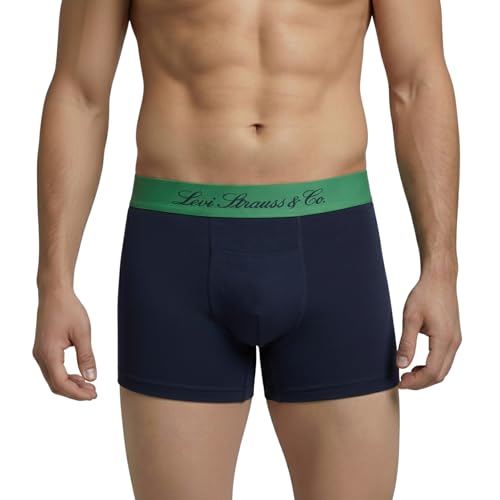 Image of Levi's Cotton Elite Trunk | Premium Men's Trunk Underwear | 4-Way Stretch | Outer Elastic Waistband | H-Pocket | Style 072 | Pack of 1