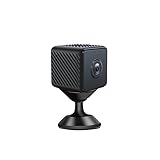 ESTABA WLAN Überwachungskamera Innen Für Live Übertragung Handy APP, WiFi Camera Nachtsichtkamera mit Bewegungsmelder, Mini Kamera