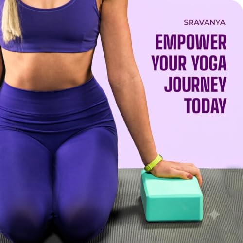 Image of YOGA BLOCK Set Of 2, Yoga Brick, Gym Accessories (Muiti Colour)