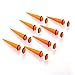 Yabee 1pair UV Acrylic Fake Ear Stretcher Earring Taper Spike Cheater Expander Earing Fashion Body Jewelry - (Metal Color: 13)