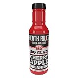 Heath Riles BBQ Cherry Apple Habanero BBQ Glaze – Rib Candy Apple Cherry Habanero, Sweet & Spicy Rib Glaze for Pork or Ham – 80+ BBQ Championships, 12 oz