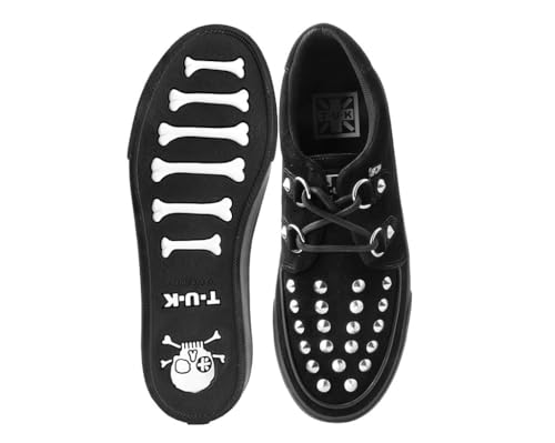 Image of TUK Suede Creeper Sneaker Shoes for Women and Men, D Ring Lace Up Shoes