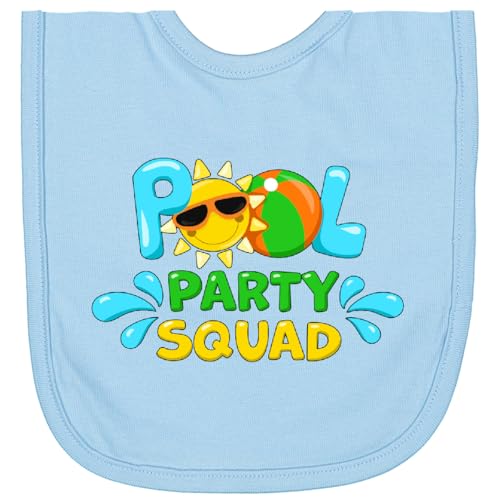 inktastic Pool Party Squad Newborn Bib