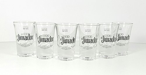 El jimador Juego de vasos  6 x el jimador vasos calibrado 2 cl