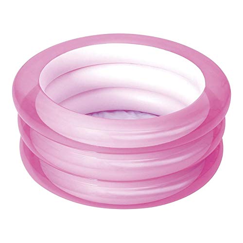 Acan Piscina Hinchable Infantil Redonda Rosa 30 x 70 cm