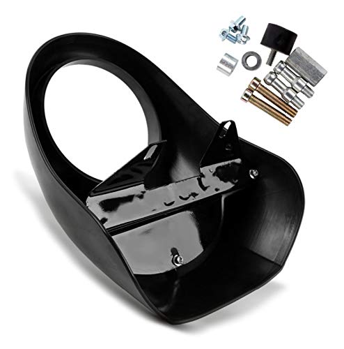 Scheinwerfer Frontmaske für Harley Davidson Dyna Super Glide 95-04 schwarz