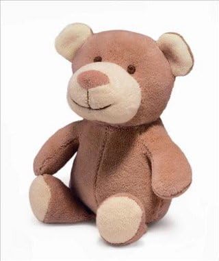 1 X Simply Natural Brown Bear 6.5 by Russ Berrie