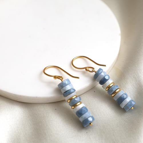 Natural Lightweight Beaded Dangling Earrings Gemstone Handmade Crystal Jewelry Hypoallergenic Non Tarnish Gold Plated Perfect Elegant Jewelry Gifts For Women4